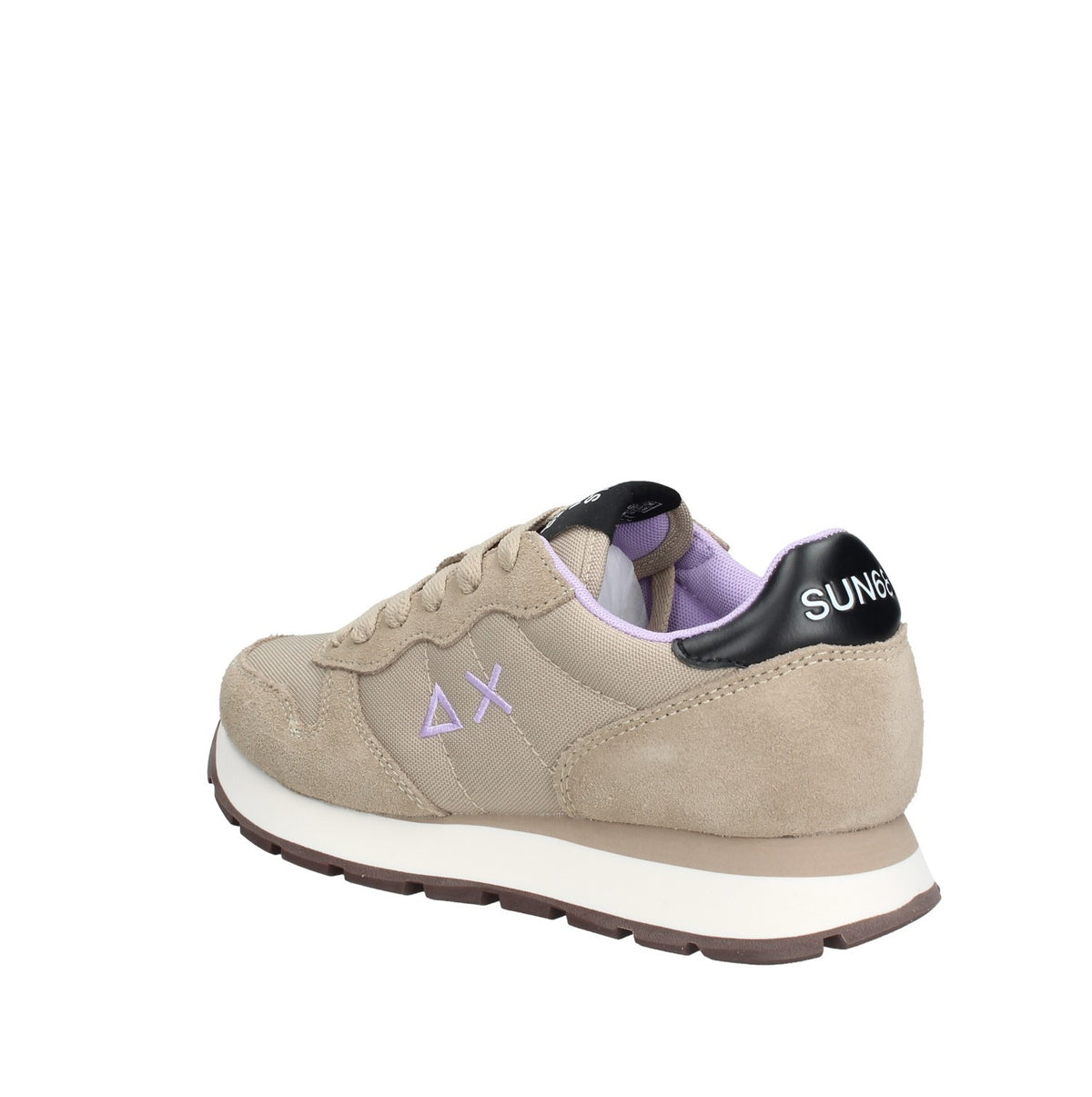 Z46202 SUN 68 SNEAKERS DONNA ALLY BEIGE SCURO