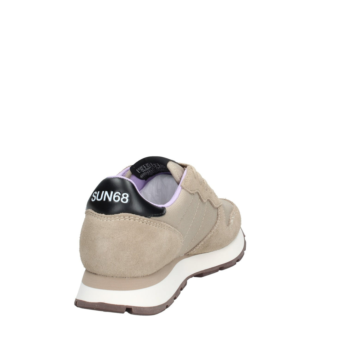 Z46202 SUN 68 SNEAKERS DONNA ALLY BEIGE SCURO
