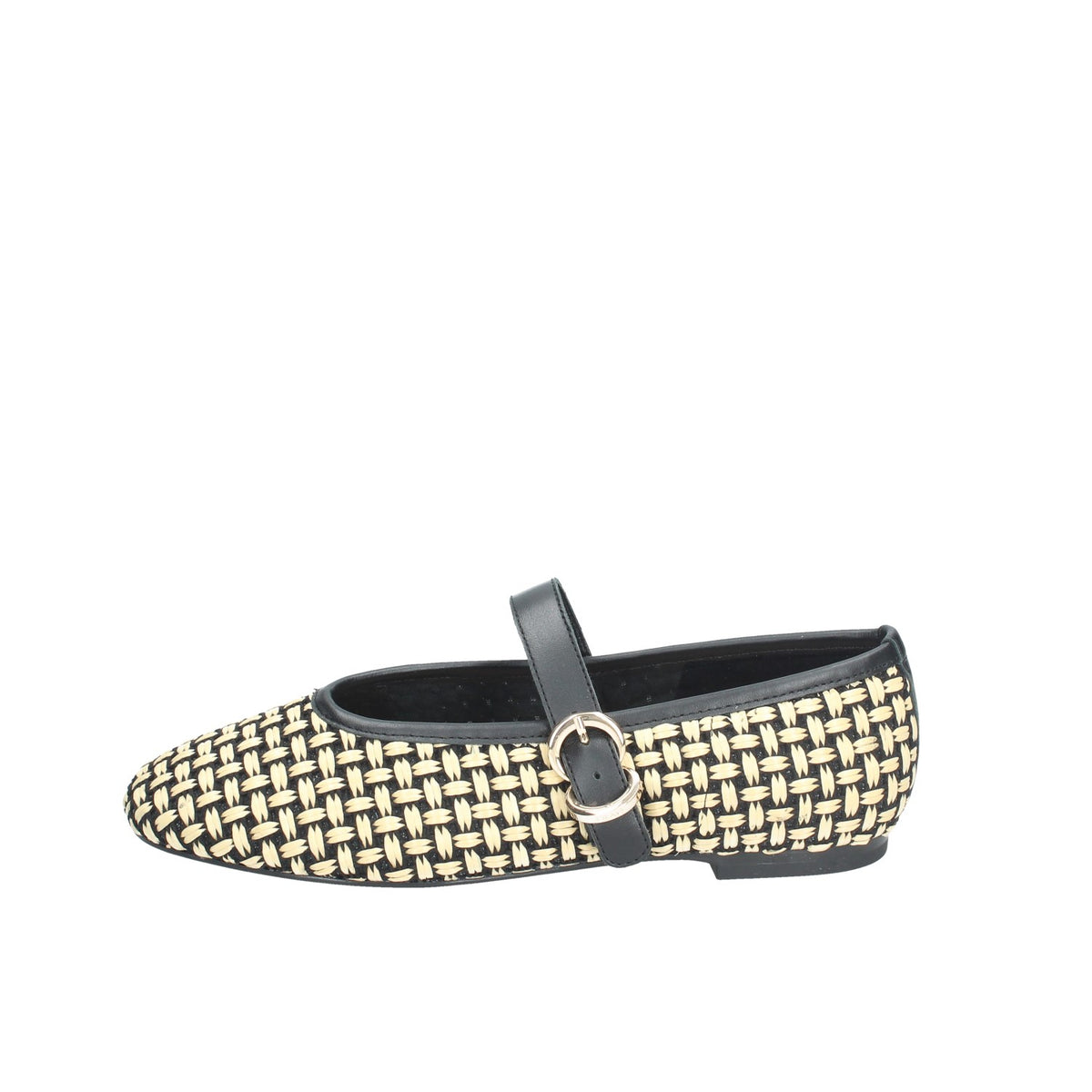 FRAU BALLERINA CON CINTURINO IN RAFFIA BICOLOR