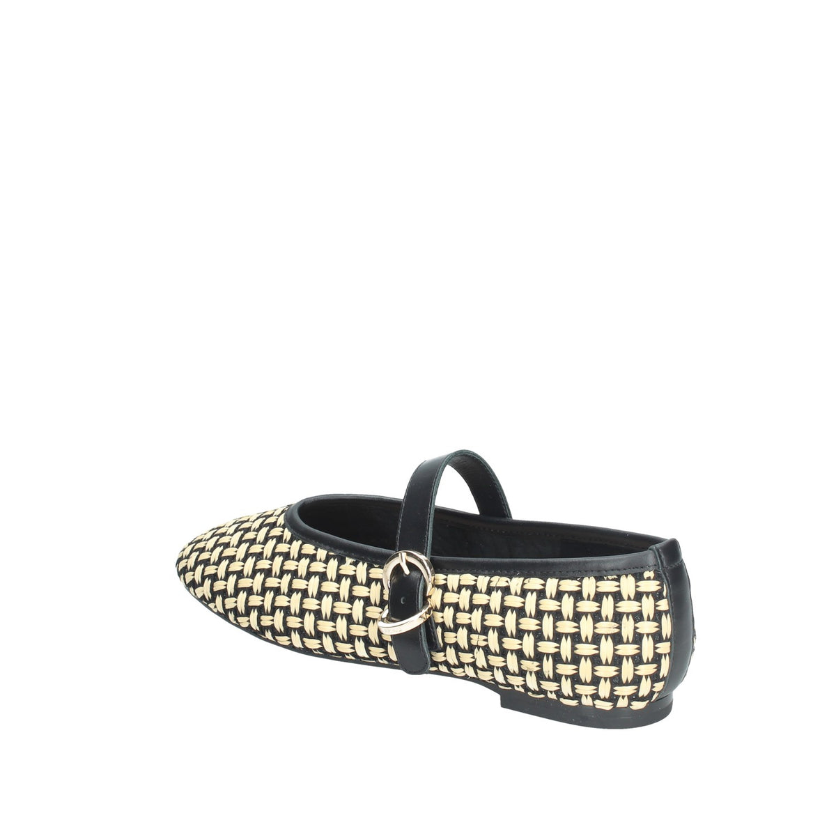 FRAU BALLERINA CON CINTURINO IN RAFFIA BICOLOR