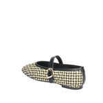 FRAU BALLERINA CON CINTURINO IN RAFFIA BICOLOR