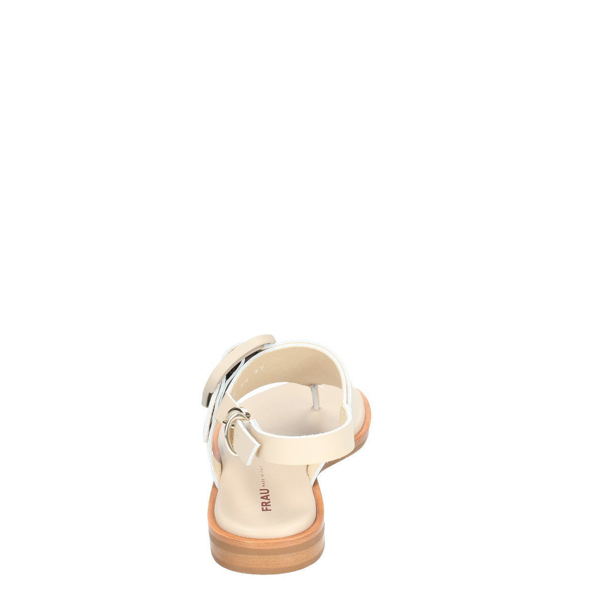 FRAU SANDALI INFRADITO DONNA CON FIBBIAIN PELLE