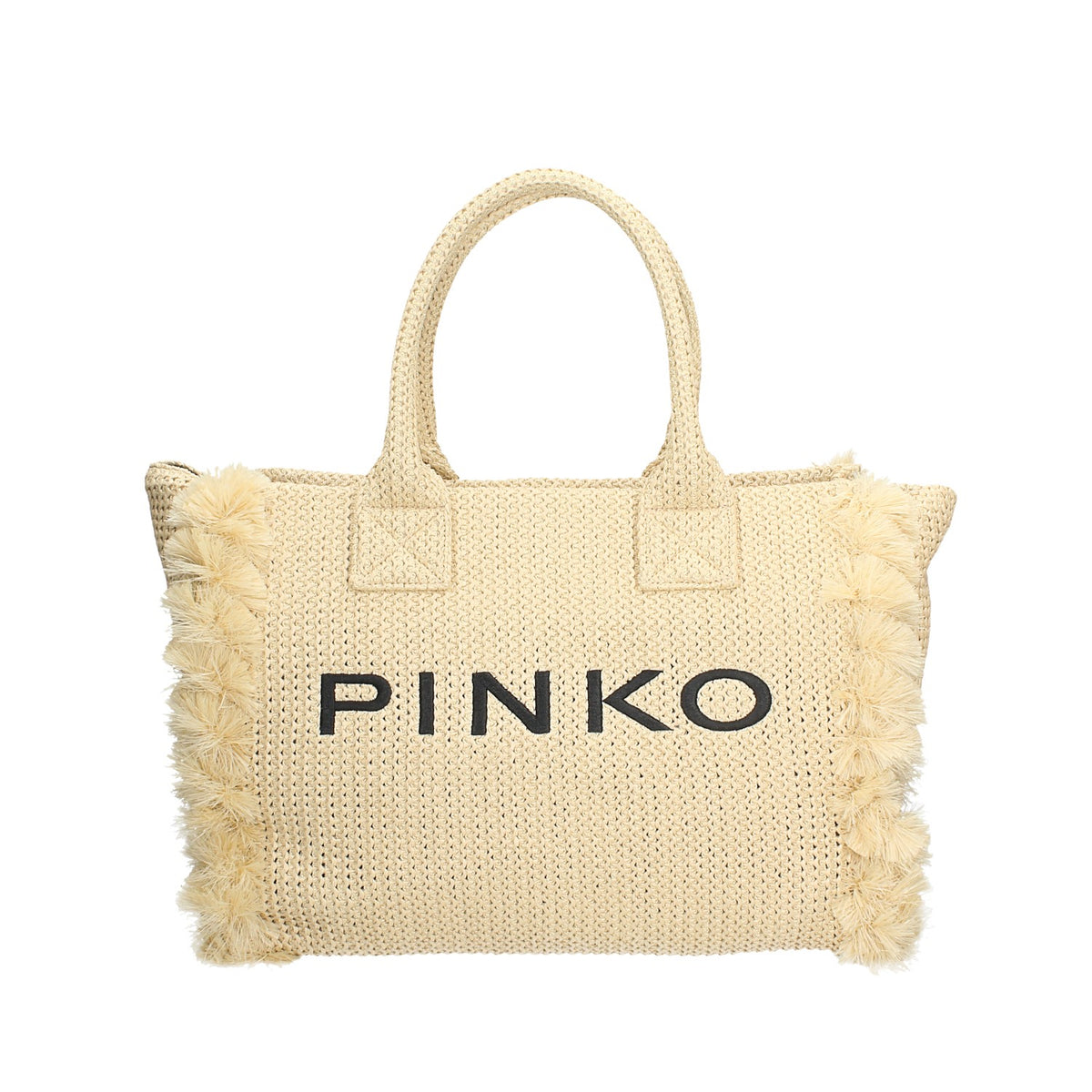 PINKO BORSA DONNA IN PAGLIA BEACH SHOPPER