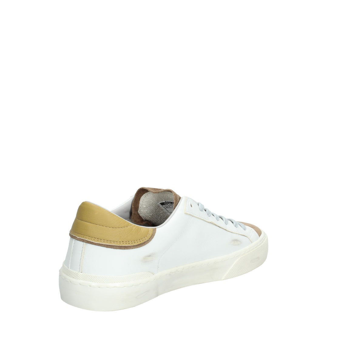 HILL LOW SCRATCH SNEKERS UOMOWHITE-MUSTARD