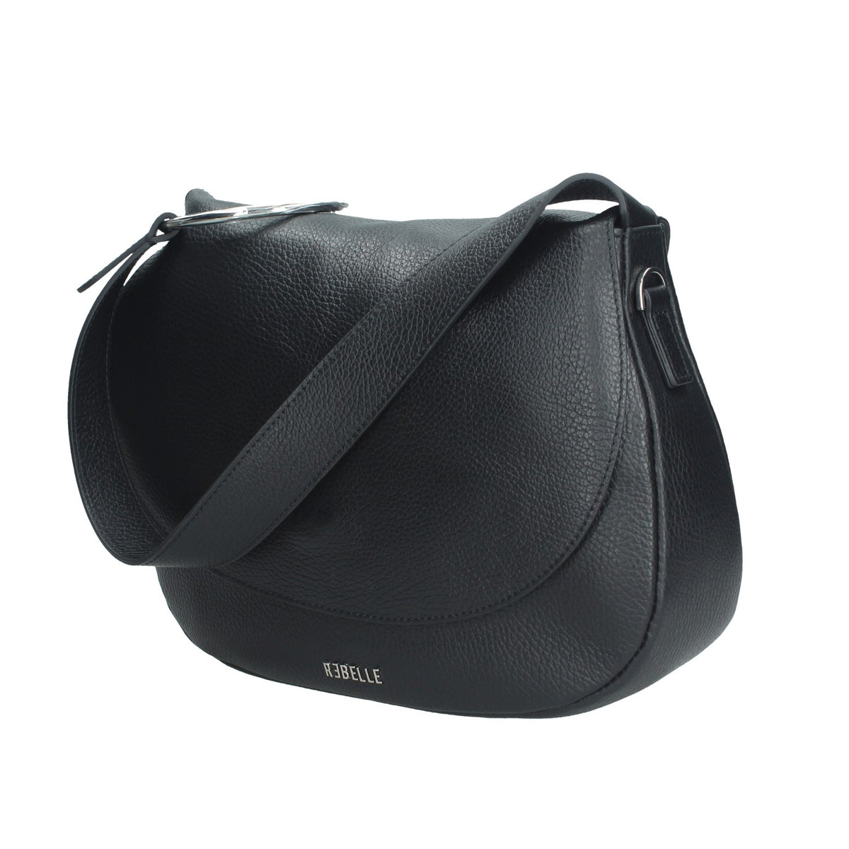 REBELLE BORSA DONNA A SPALLA IN PELLE MARTELLATA