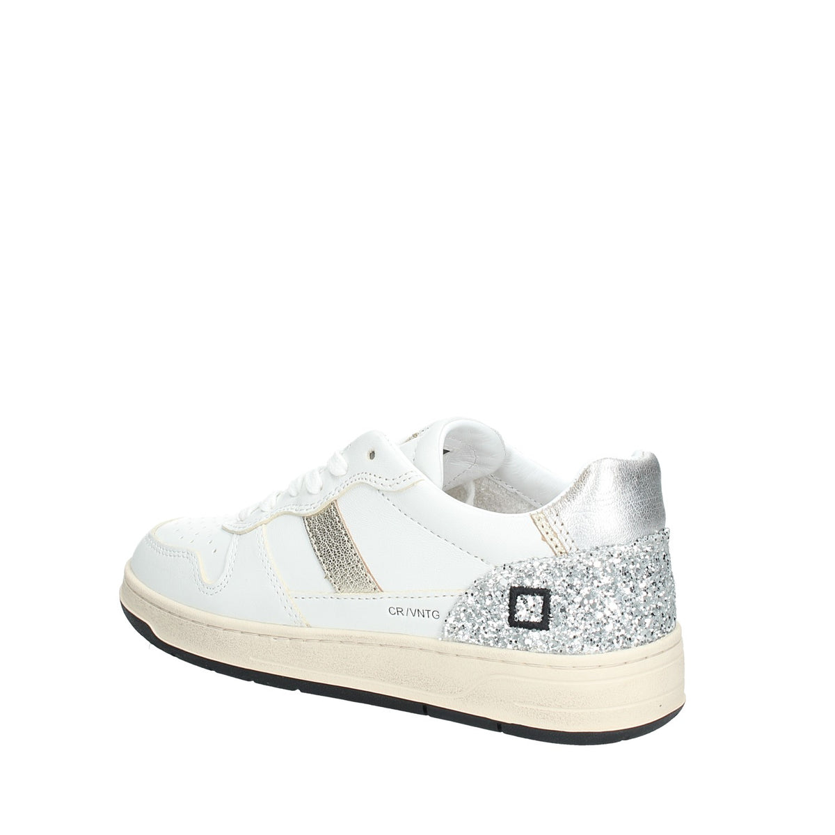 COURT 2.0 VINTAGE CALF WHITE- SILVER SNEAKERS DONNA