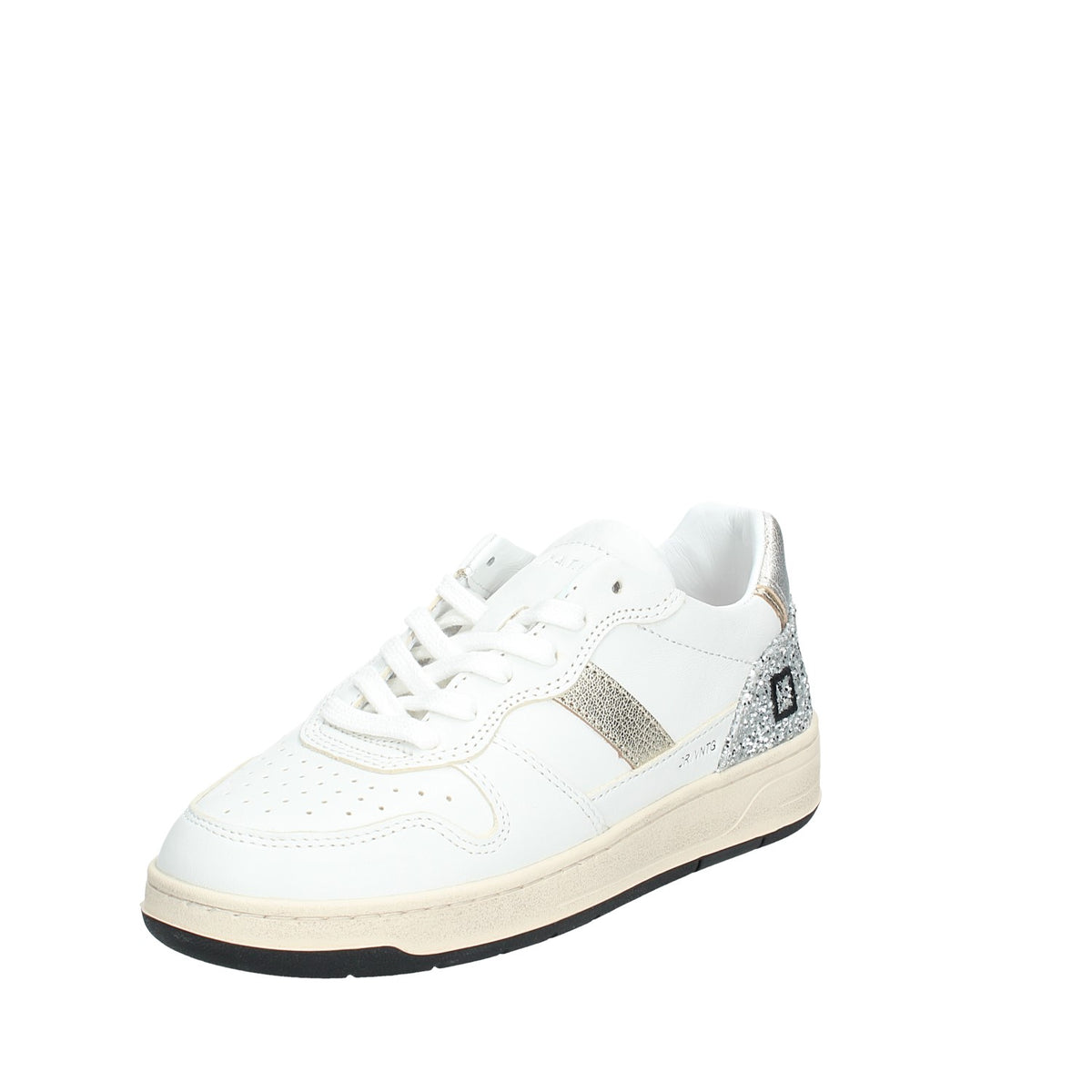 COURT 2.0 VINTAGE CALF WHITE- SILVER SNEAKERS DONNA
