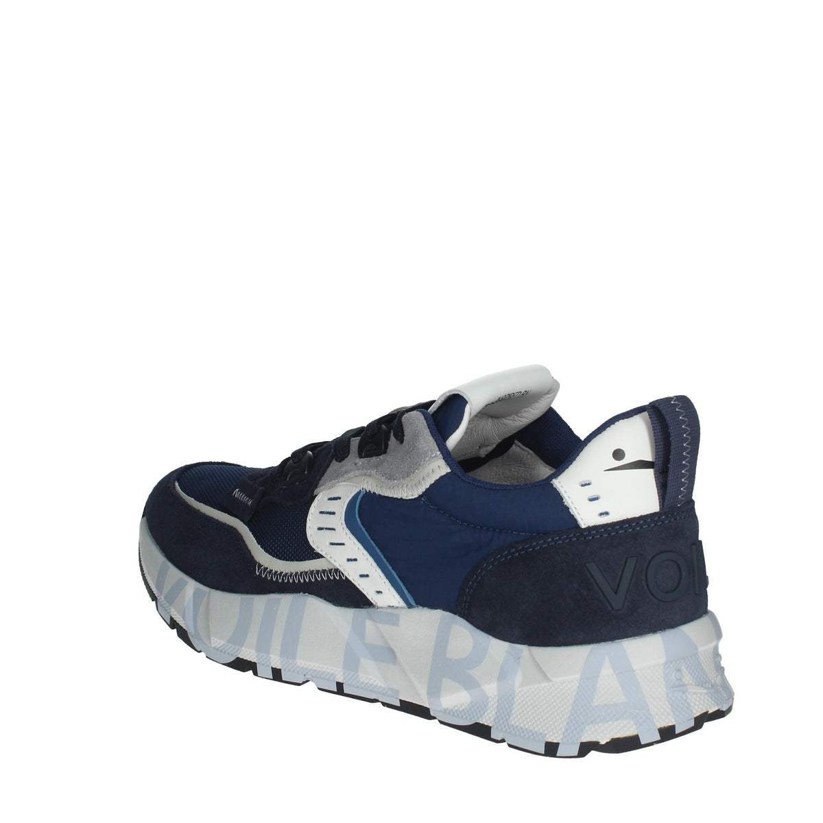 VOILE BLANCHE SNEAKERS UOMO CLUB 01 IN SUEDE E TESSUTO TECNICO