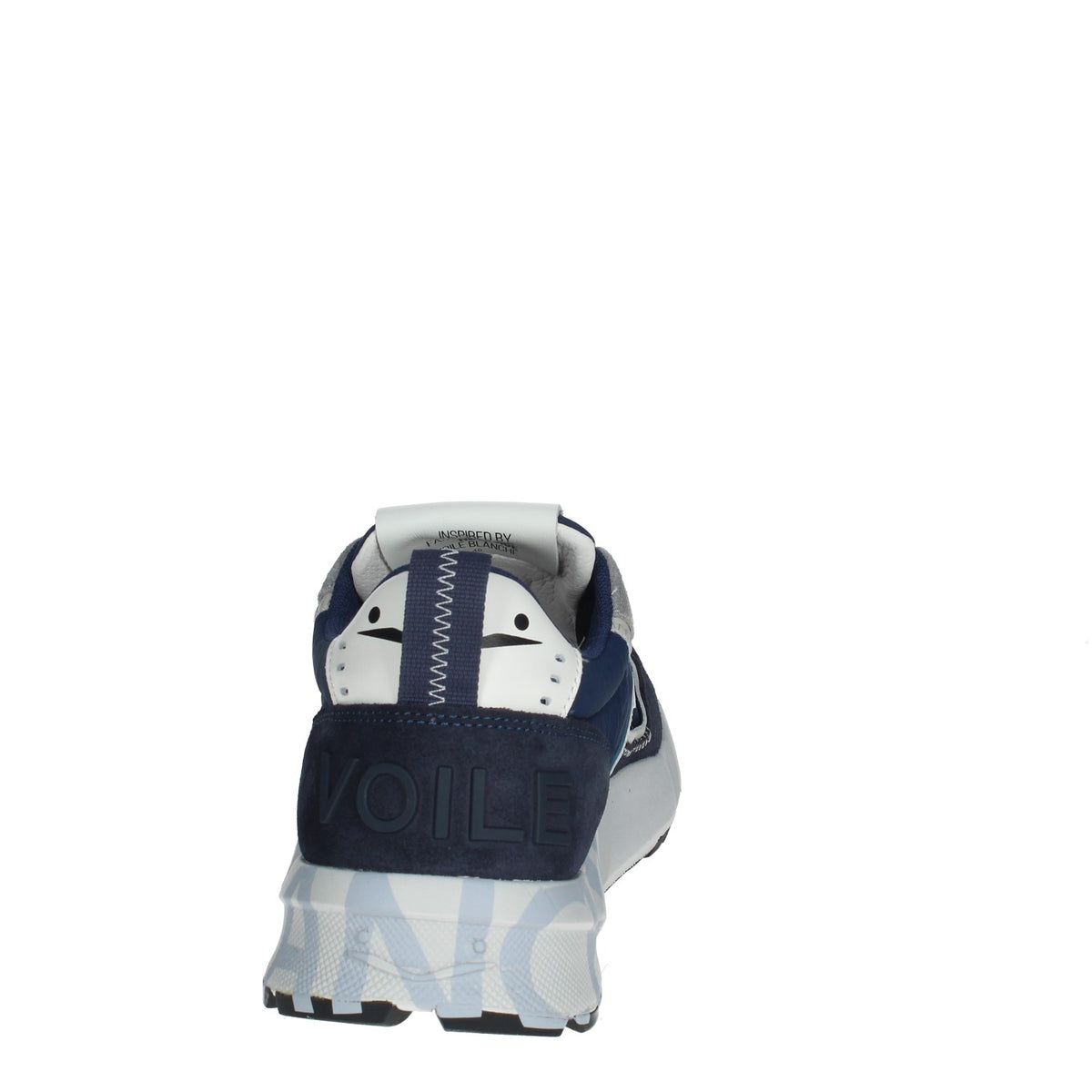 VOILE BLANCHE SNEAKERS UOMO CLUB 01 IN SUEDE E TESSUTO TECNICO