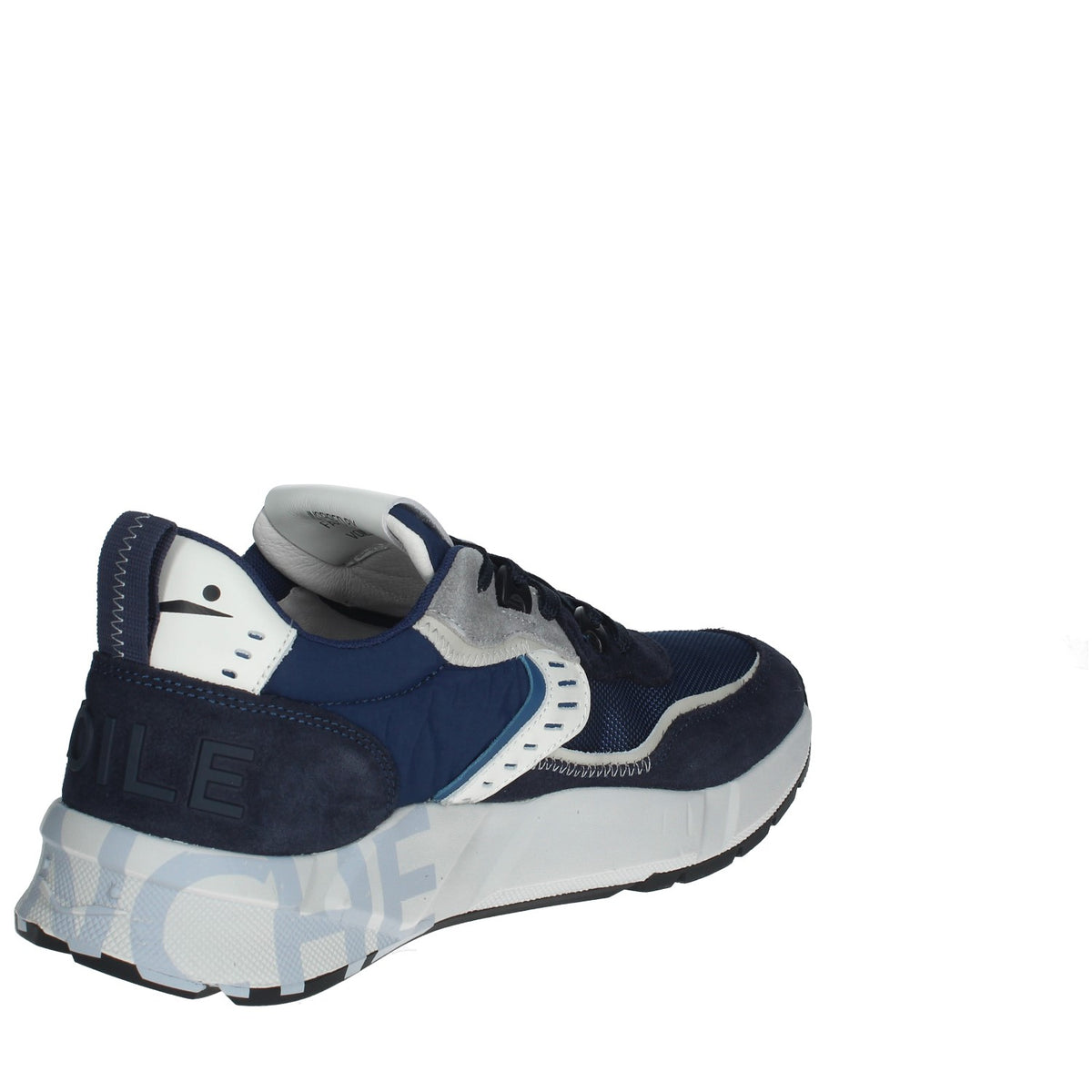 VOILE BLANCHE SNEAKERS UOMO CLUB 01 IN SUEDE E TESSUTO TECNICO