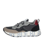 VOILE BLANCHE SNEAKERS UOMO IN SUEDE E NYLON CLUB 01