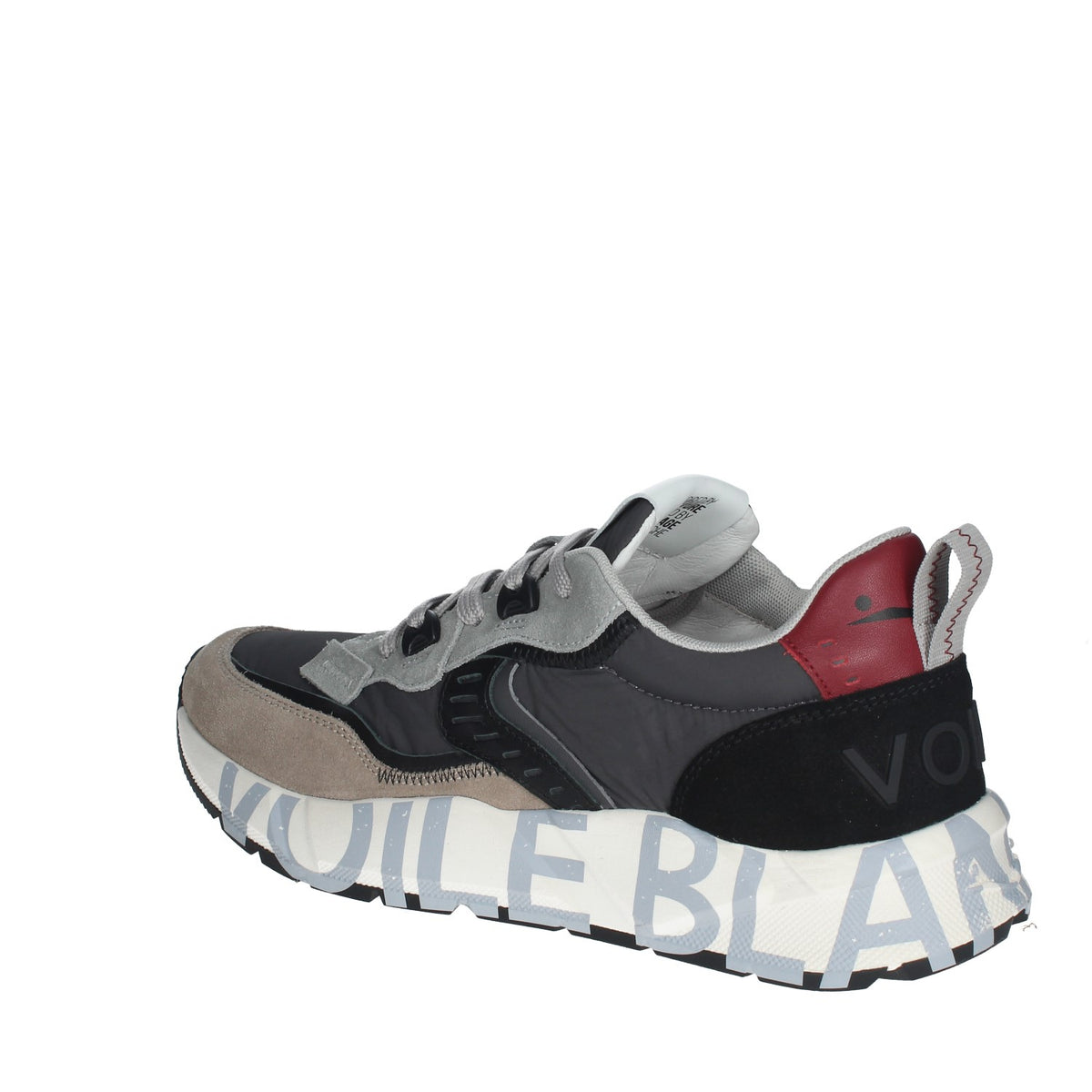 VOILE BLANCHE SNEAKERS UOMO IN SUEDE E NYLON CLUB 01