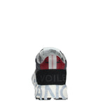 VOILE BLANCHE SNEAKERS UOMO IN SUEDE E NYLON CLUB 01