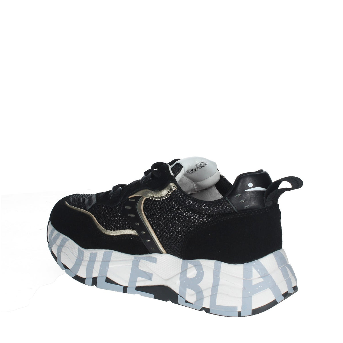 VOILE BLANCHE SNEAKERS DONNA IN SUEDE E LUREX