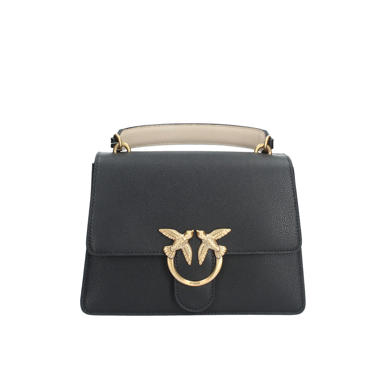 PINKO BORSA DONNA A MANO LOVE ONE TOP DOBLE LEATHER