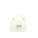 PINKO BORSA DONNA IN PELLE LOVE ONE TOP HANDLE MINI LIGHT BIANCO