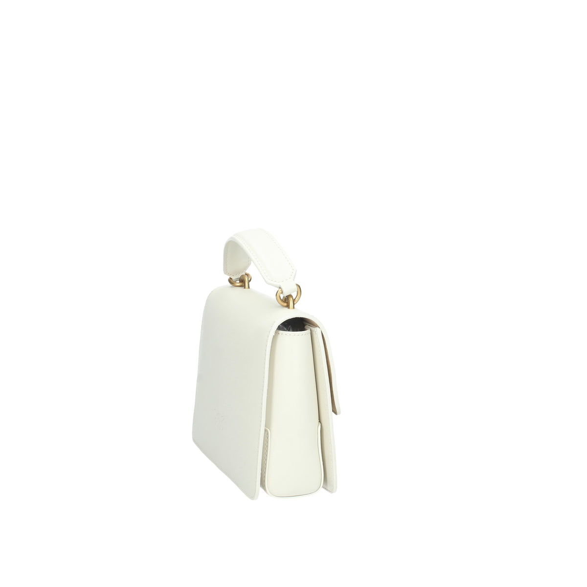 PINKO BORSA DONNA IN PELLE LOVE ONE TOP HANDLE MINI LIGHT BIANCO