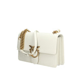 PINKO BORSA DONNA IN PELLE LOVE ONE CLASSIC DC SIMPLY FINITURE ORO