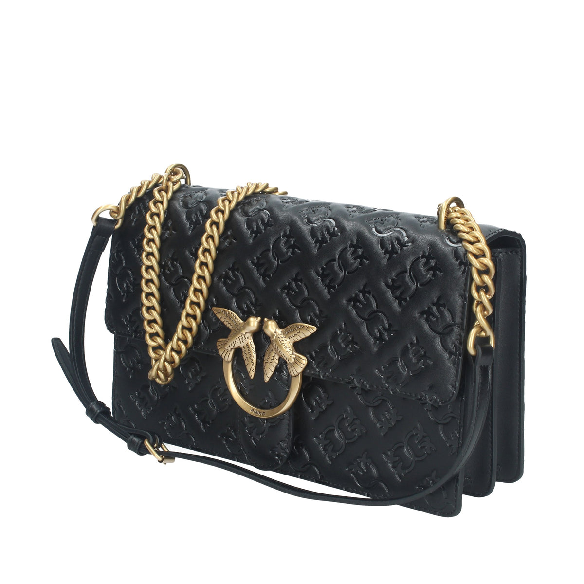 PINKO BORSA A TRACOLLA DONNA LOVE ONE CLASSIC DC PELLE IMPRIME'