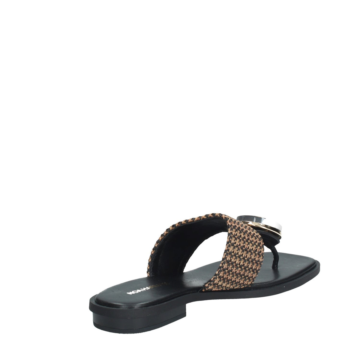 Noa Harmon Margot –Sandalo Infradito Donna Nero/Cuoio