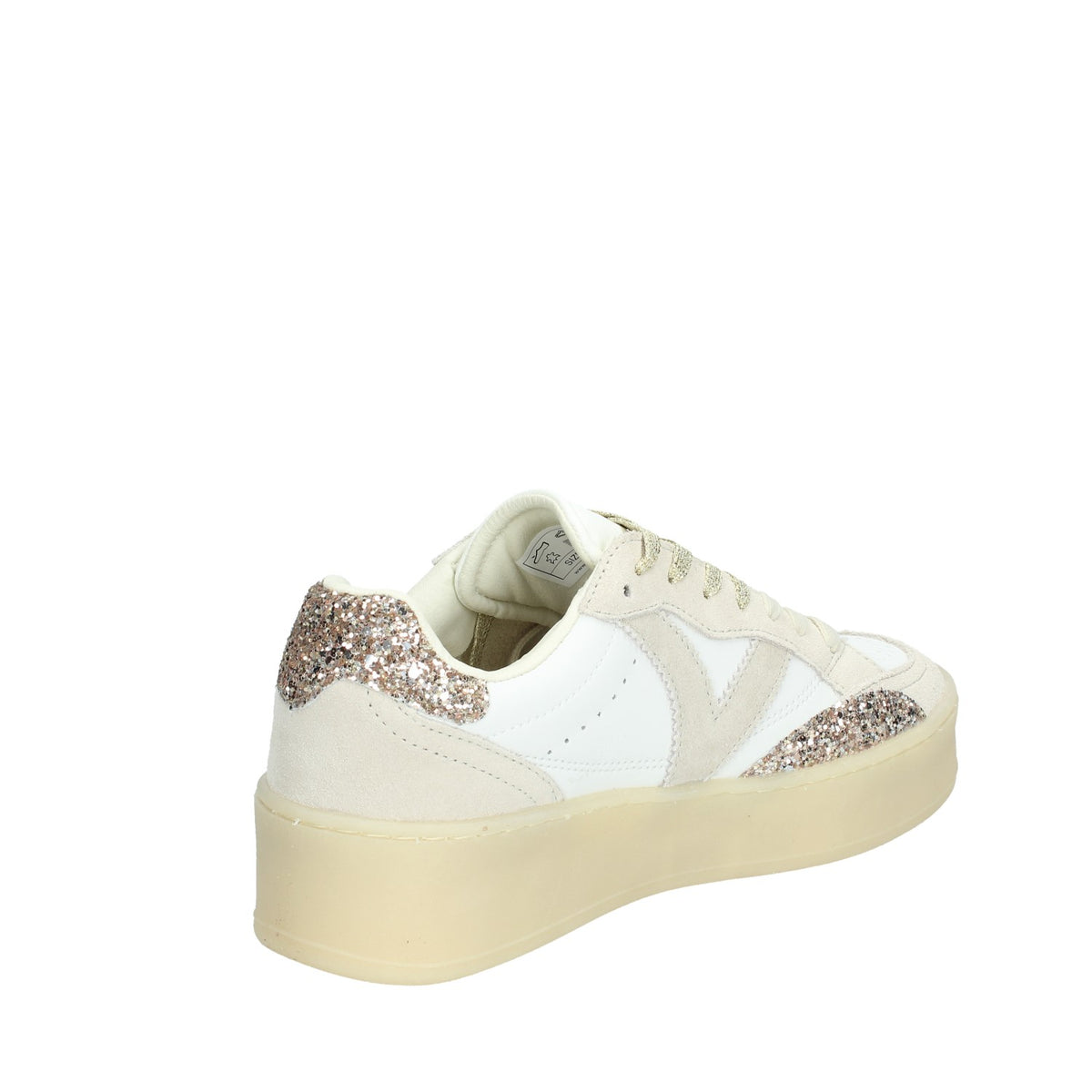 VICTORIA SNEAKERS DONNA TURIN EFFETTO PELLE/ CAMOSCIO E GLITTER