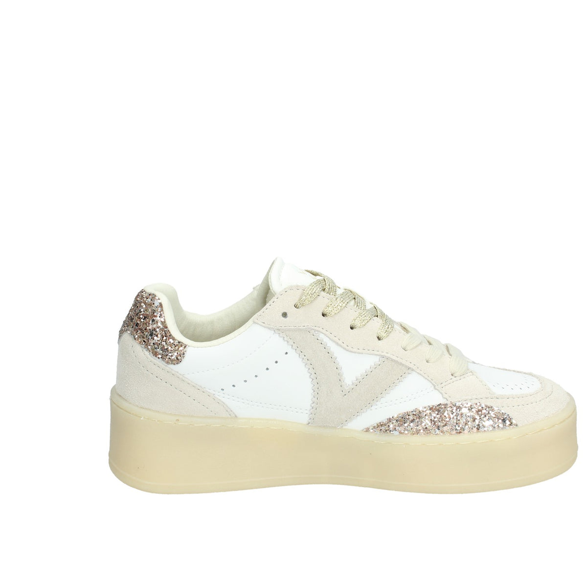 VICTORIA SNEAKERS DONNA TURIN EFFETTO PELLE/ CAMOSCIO E GLITTER