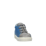 FALCOTTO PERTA - Sneaker in nappa con stella - Grigio-Bianco-Azzurro