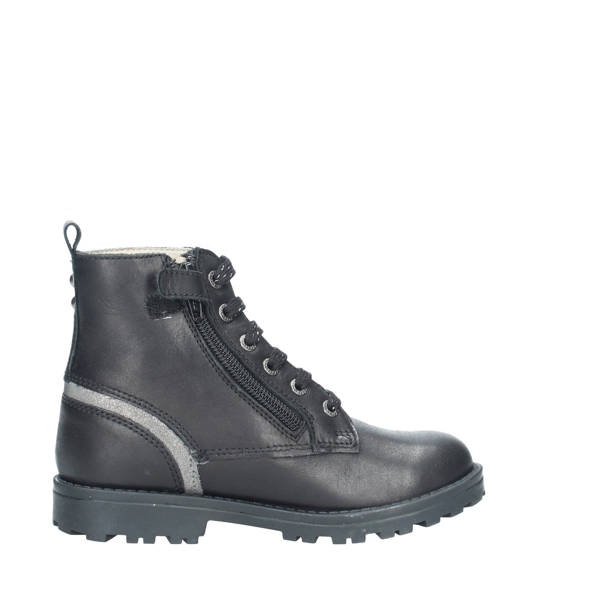 Kickers Grooke noir argent