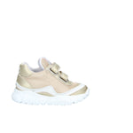 FALCOTTO AMANTEA VL.Sneaker in suede metallizzato e tessuto tecnico - Platino-Rosa