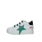 FALCOTTO SALAZAR - Sneakers in pelle - Bianco-Verde