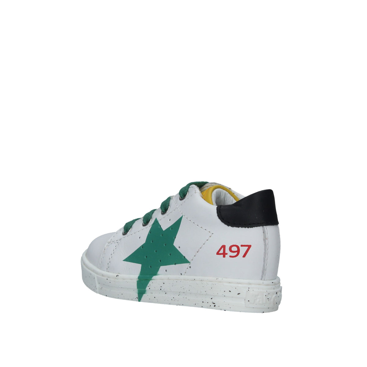 FALCOTTO SALAZAR - Sneakers in pelle - Bianco-Verde