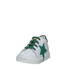 FALCOTTO SALAZAR - Sneakers in pelle - Bianco-Verde