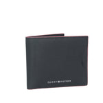 Tommy Hilfiger TH Struc Leather CC and Coin Wallet Black