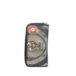 PORTAFOGLIO DONNA IN TESSUTO STAMPA GATTINONI PLANETARIUM