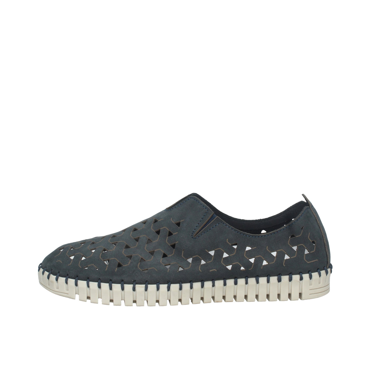 SLIP-ON TRAFORATA IN NABUK