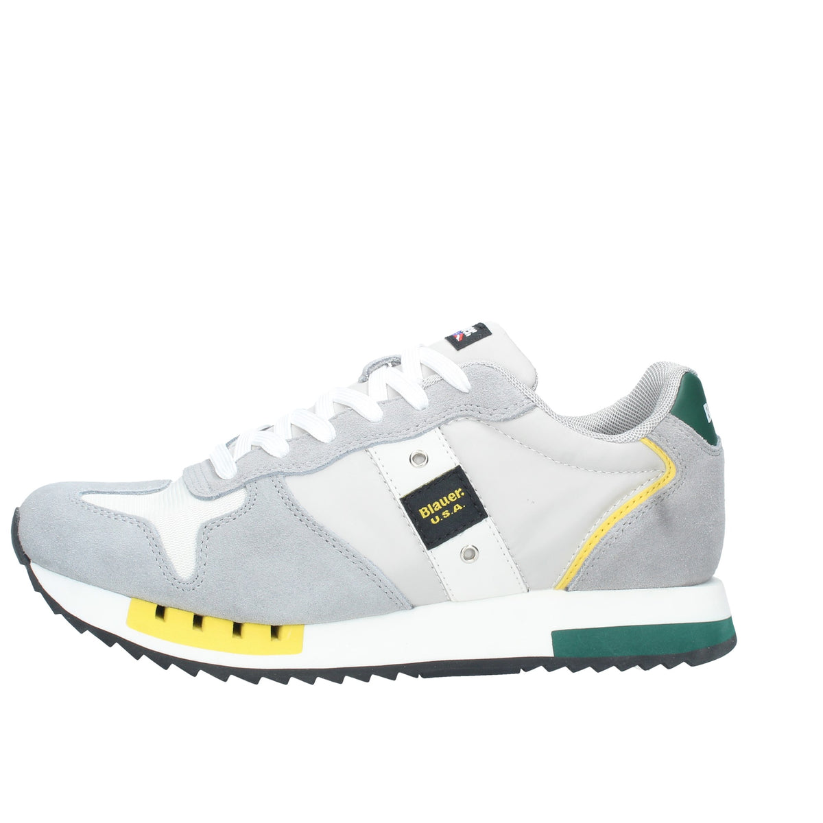 SNEAKERS UOMO IN PELLE SCAMOSCIATA E NYLON