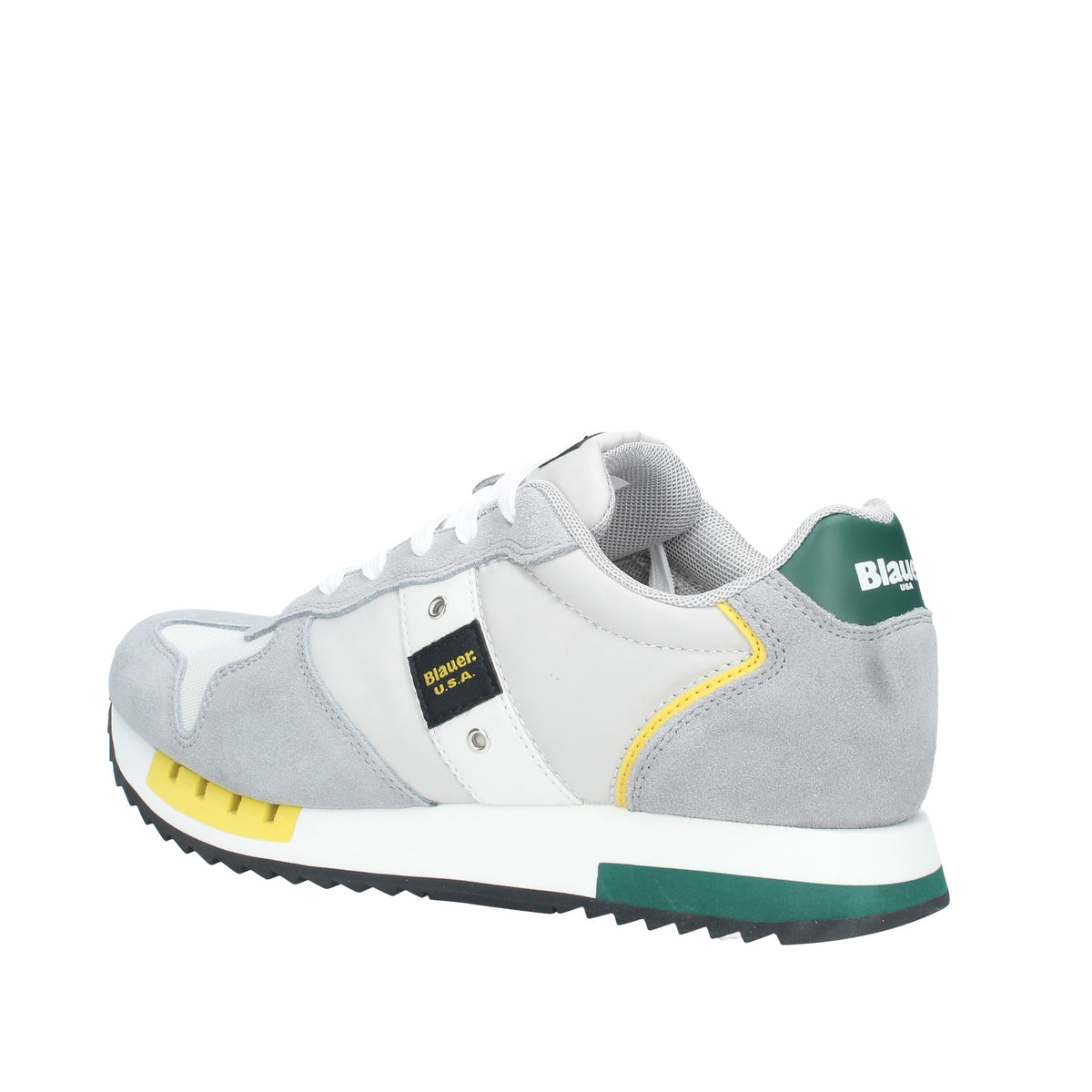 SNEAKERS UOMO IN PELLE SCAMOSCIATA E NYLON