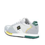 SNEAKERS UOMO IN PELLE SCAMOSCIATA E NYLON