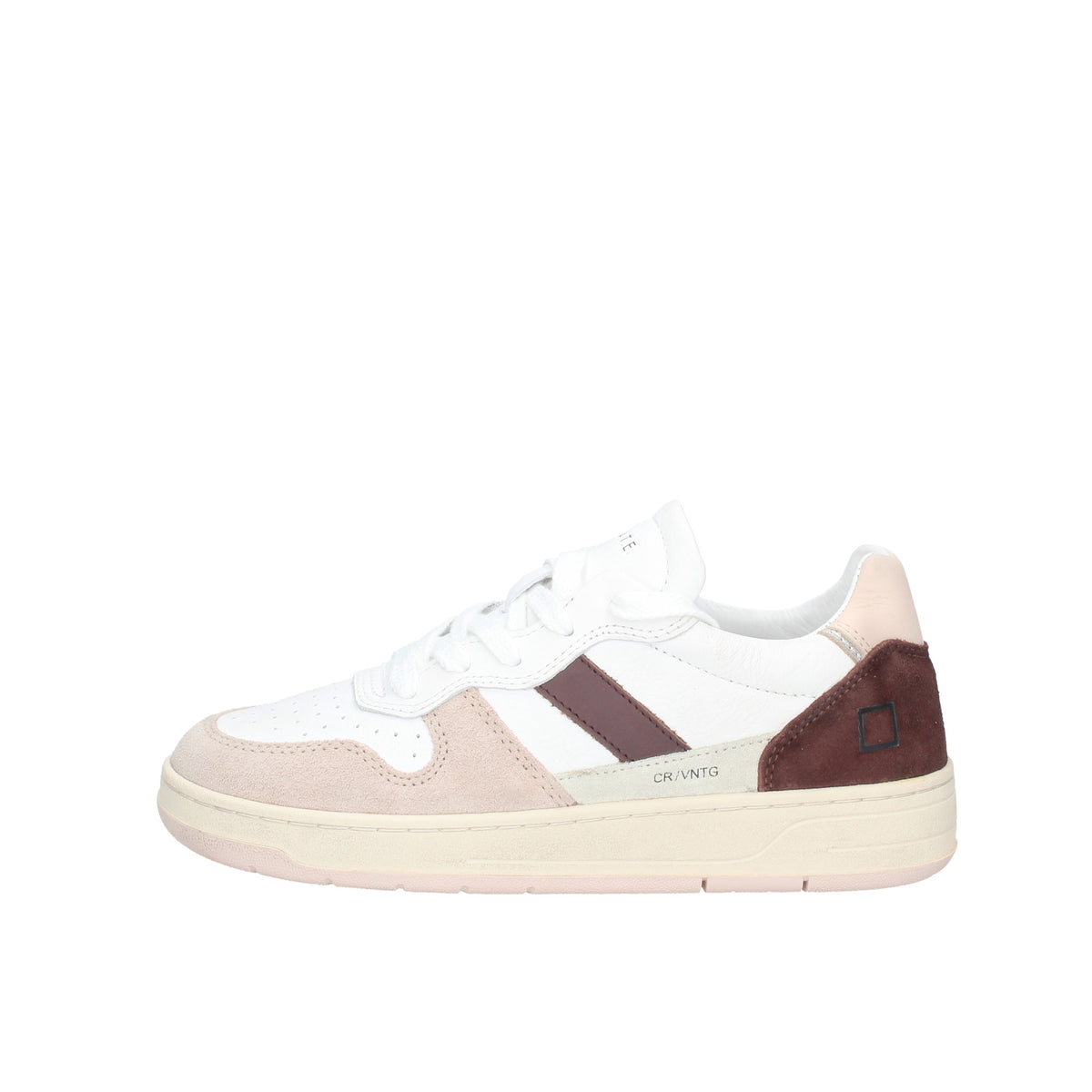 SNEAKERS DONNA COURT 2.0 VINTAGE CALF WHITE-PINK