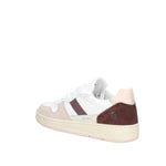 SNEAKERS DONNA COURT 2.0 VINTAGE CALF WHITE-PINK