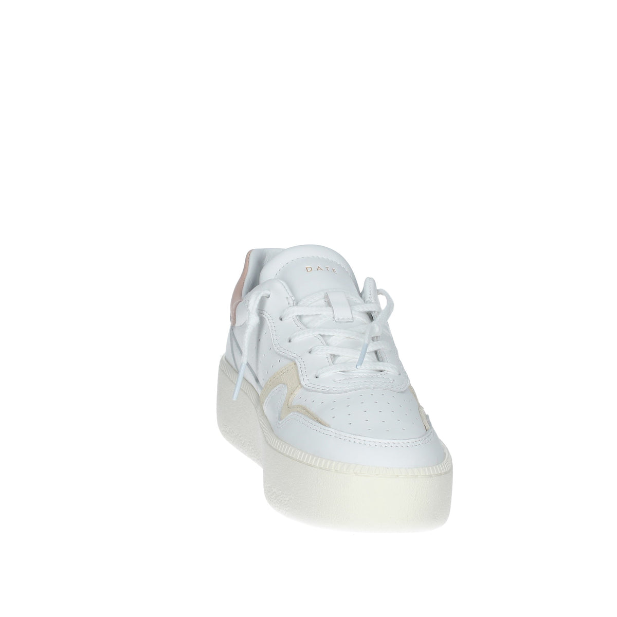 STEP CALF WHITE-PINK