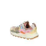 YAMANO 3 WOMAN - Sneakers in suede e tessuto tecnico - Beige-Rosa