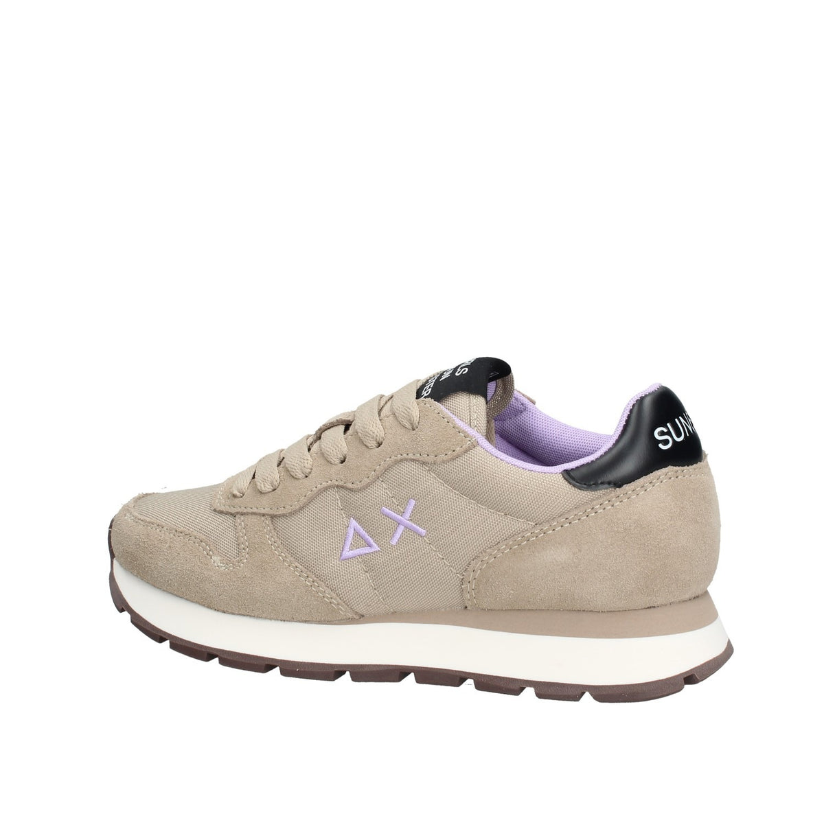 Z46202 SUN 68 SNEAKERS DONNA ALLY BEIGE SCURO