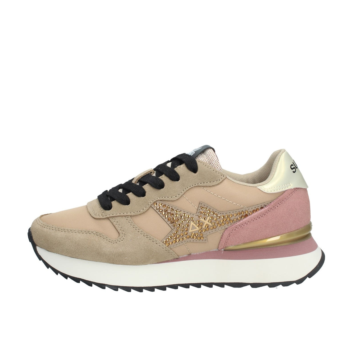 Z46223 SUN 68 SNEAKER DONNA STARGIRL STRASS LOGO