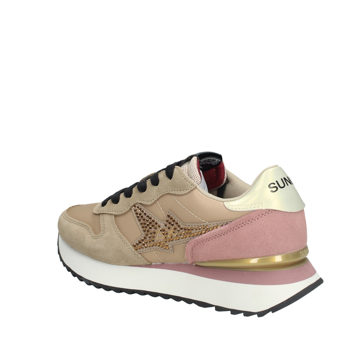 Z46223 SUN 68 SNEAKER DONNA STARGIRL STRASS LOGO