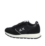 Z46204 SUN 68 SNEAKERS DONNA ALLY GLITTER TEXTILE NERO