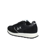 Z46204 SUN 68 SNEAKERS DONNA ALLY GLITTER TEXTILE NERO