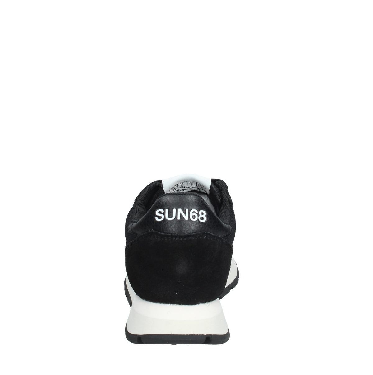 Z46204 SUN 68 SNEAKERS DONNA ALLY GLITTER TEXTILE NERO