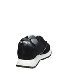 Z46204 SUN 68 SNEAKERS DONNA ALLY GLITTER TEXTILE NERO