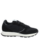 Z46204 SUN 68 SNEAKERS DONNA ALLY GLITTER TEXTILE NERO